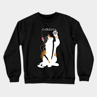 MUSICIAN FOLKLORE CAT ERA Crewneck Sweatshirt